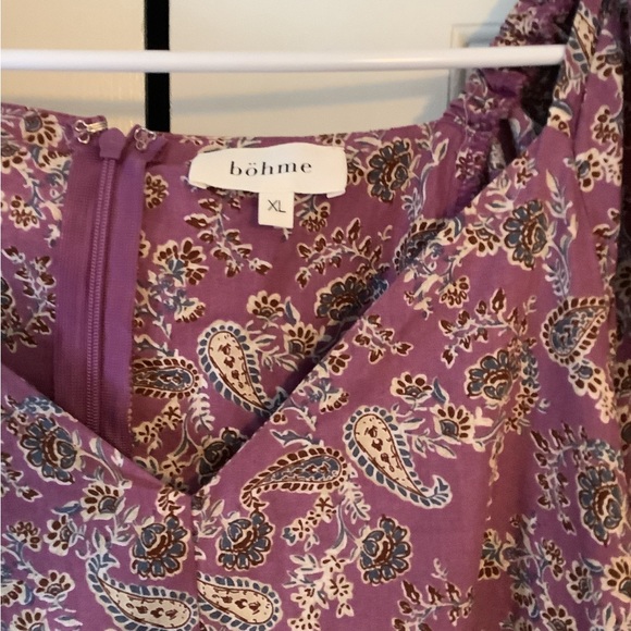 Bohme Puff Sleeve Midi Dress - Picture 3 of 4